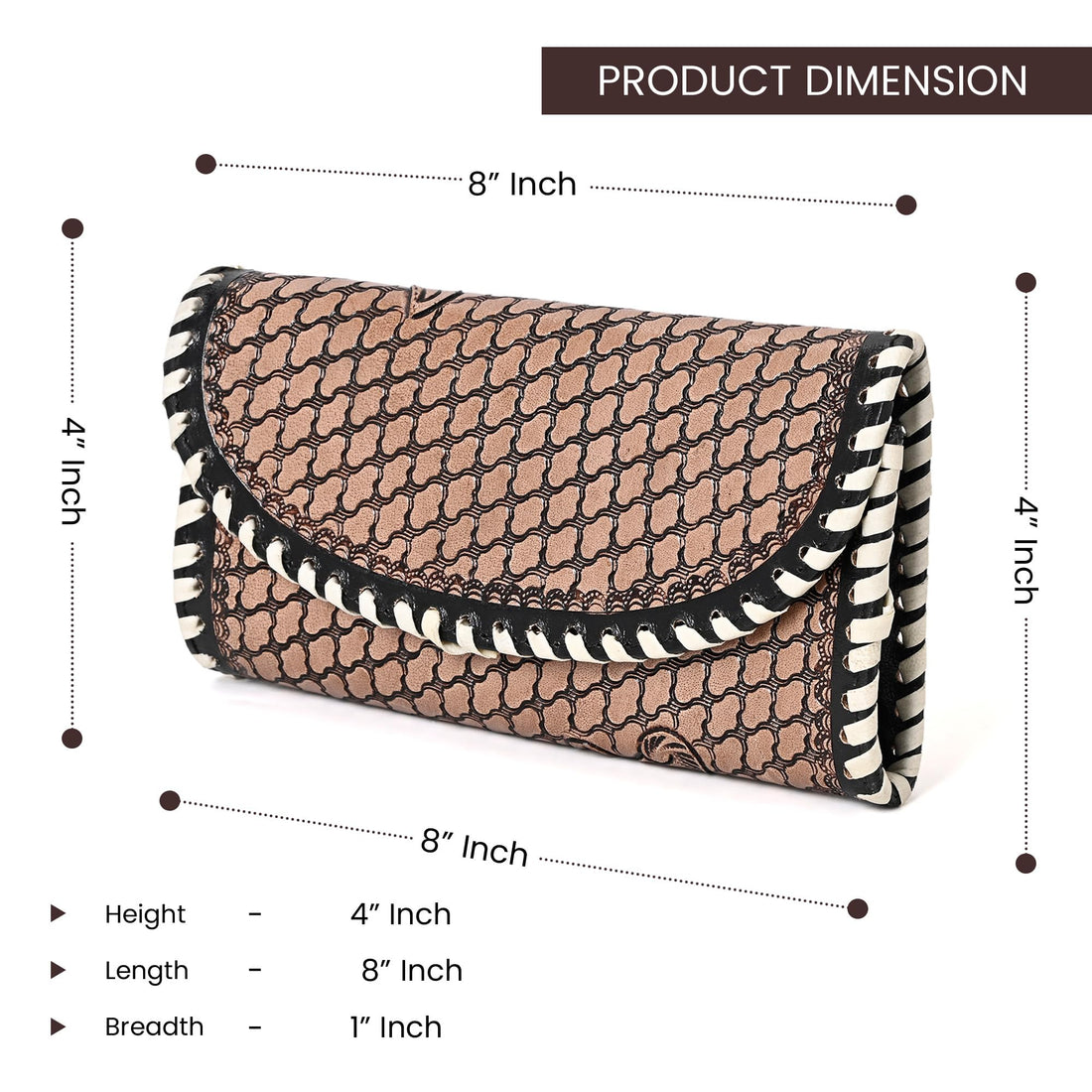 Carmen Knitted Tooled Wallet