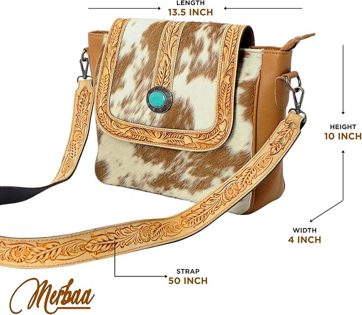 Smoky Tooled Leather Bag