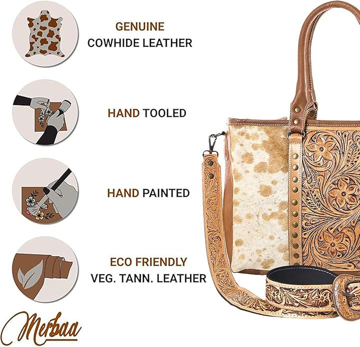 Conmarx Tooled H/on Tote Bag