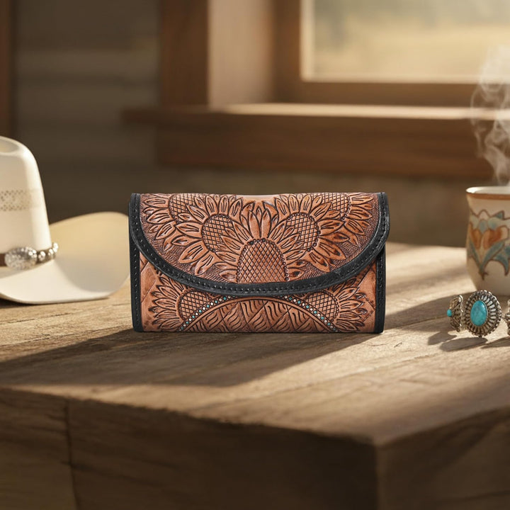 Faulk Tooled Wallet