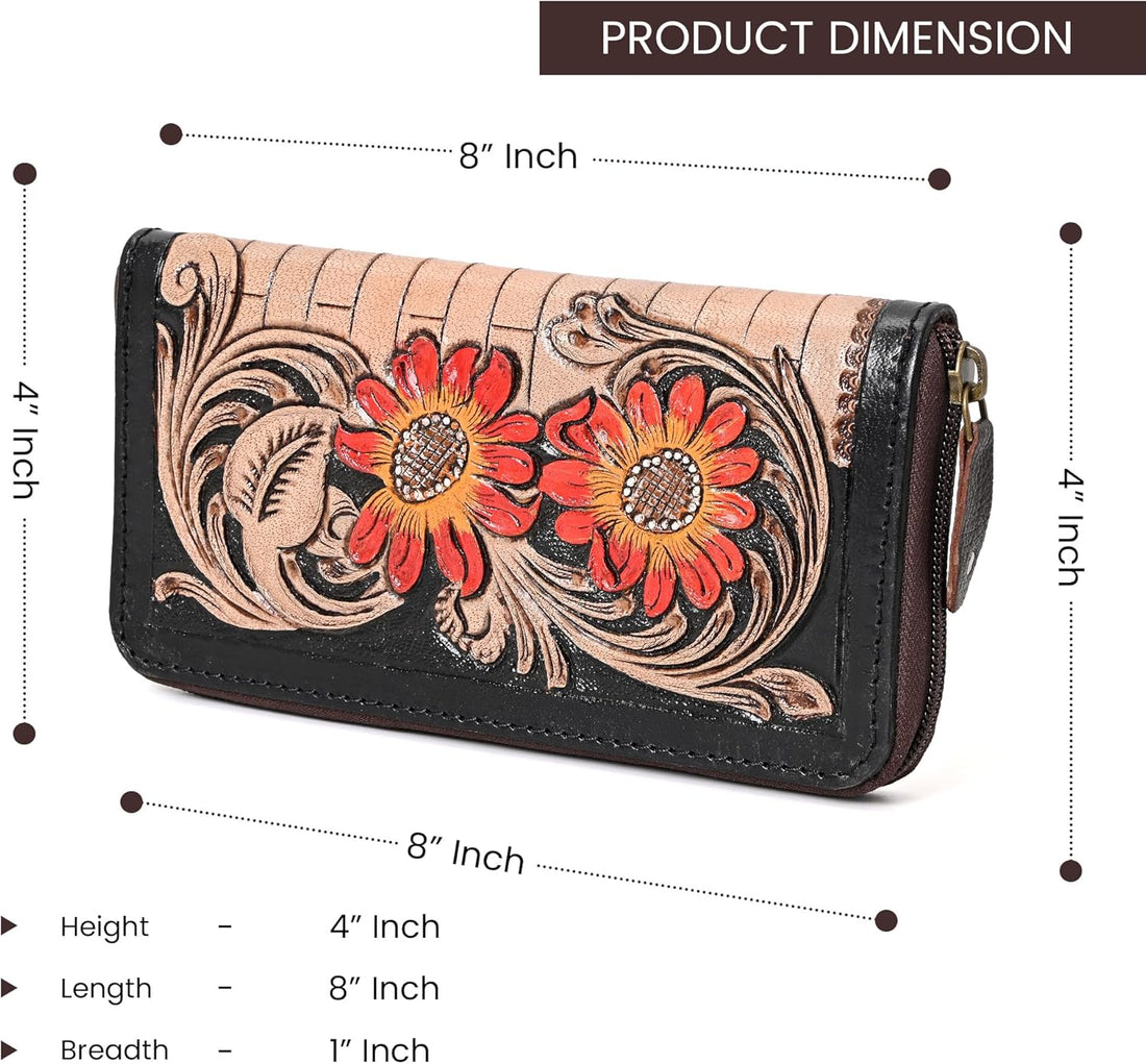 Wanted Wife Tooled Wallet