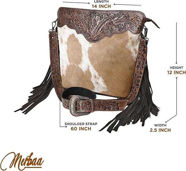 Amanda Tooled Crossbody Bag