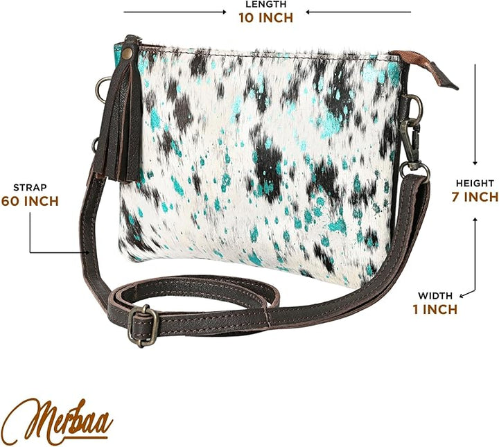 Ruby Cowhide Mini Crossbody Bag – Handcrafted Leather