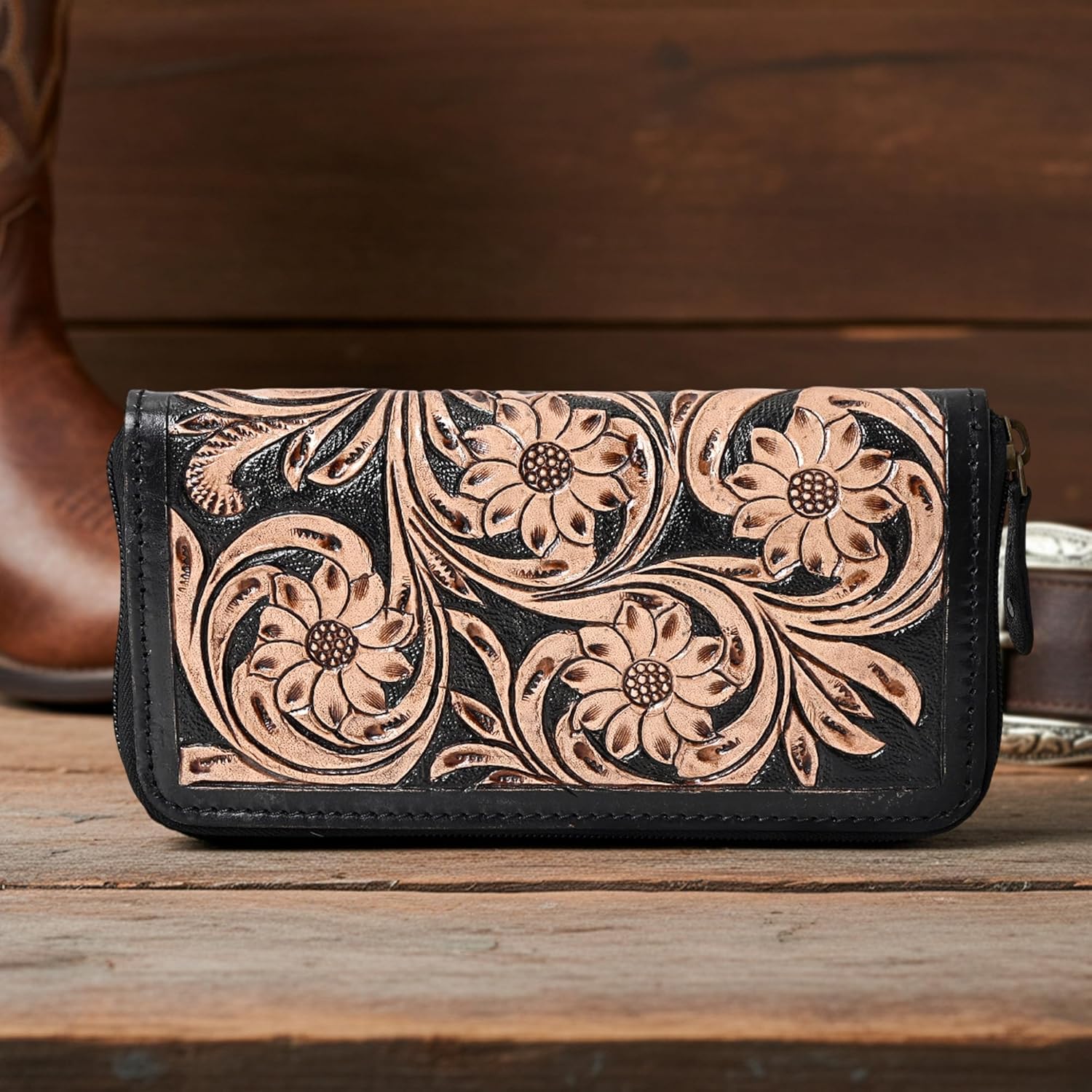 Village Tooled Wallet
