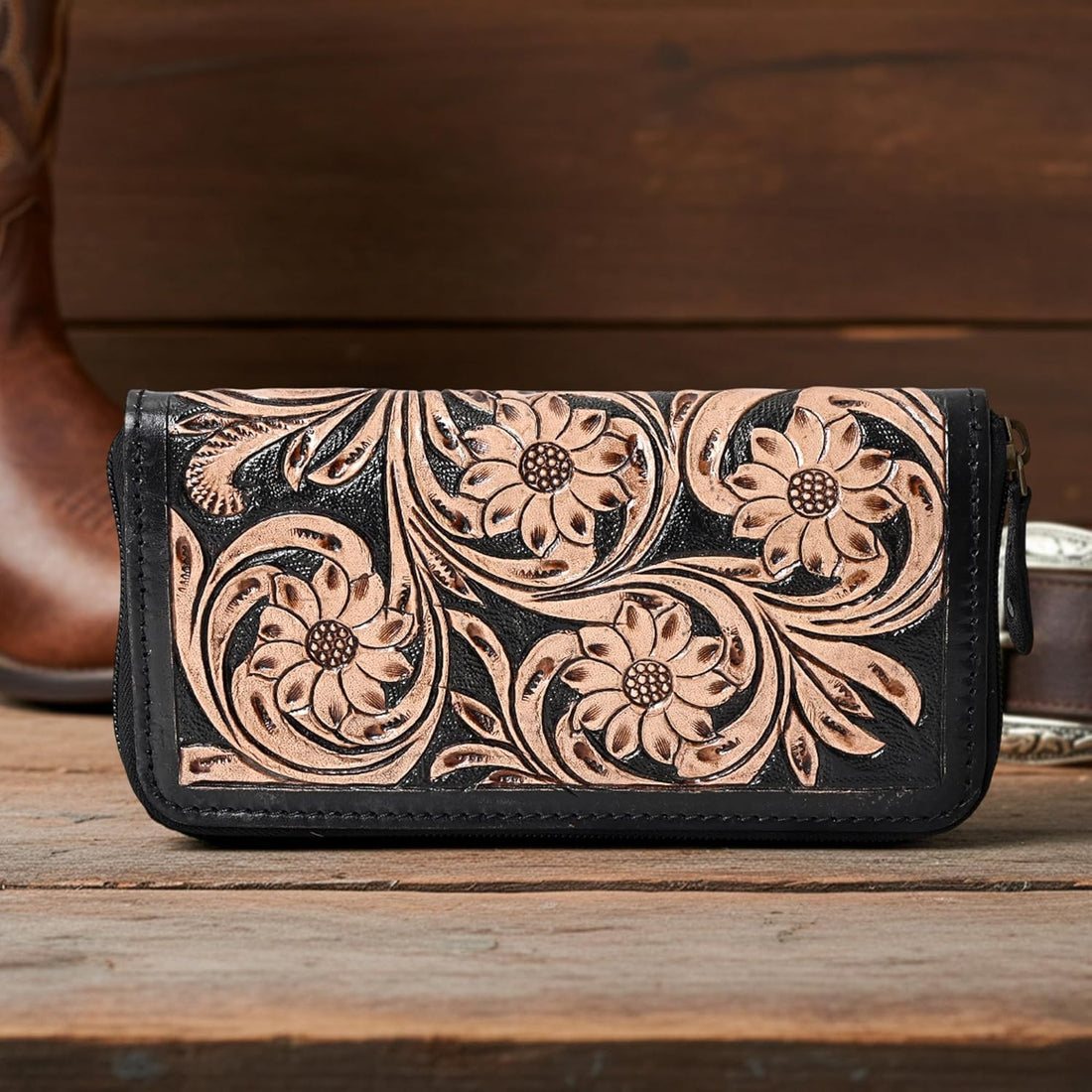 Village Tooled Wallet