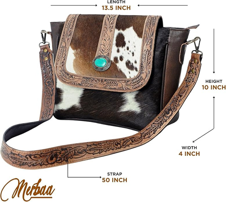 Smoky Tooled Leather Bag