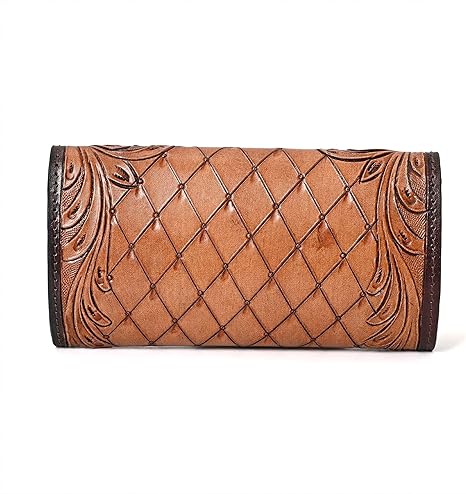 Cutie Flower Tooled Wallet