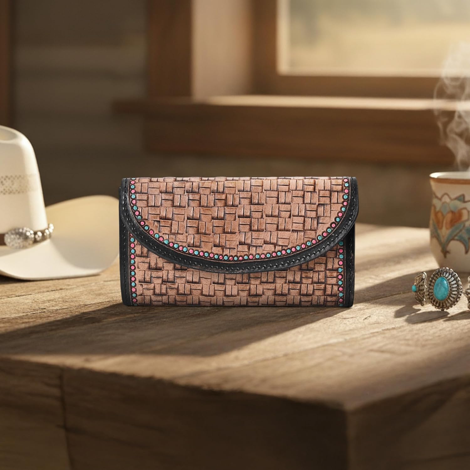 Engaged Tooled Wallet