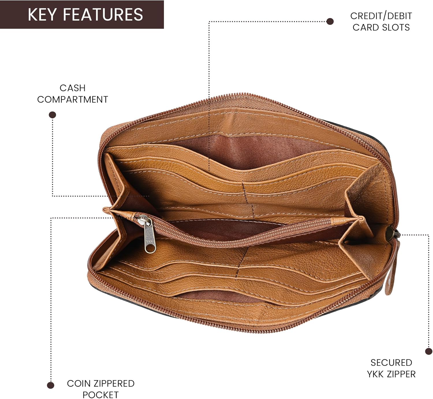 Chic Carries Tooled Wallet