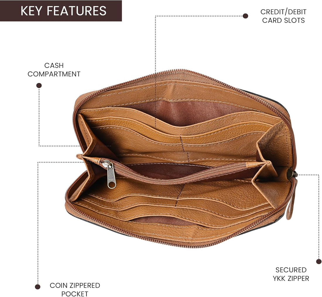 Chic Carries Tooled Wallet