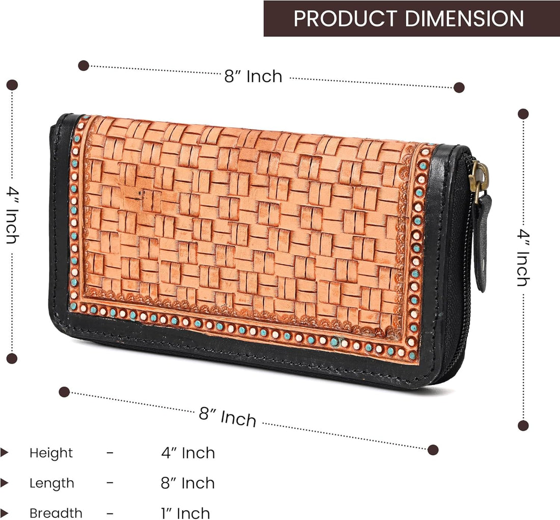Long Rest Tooled Wallet