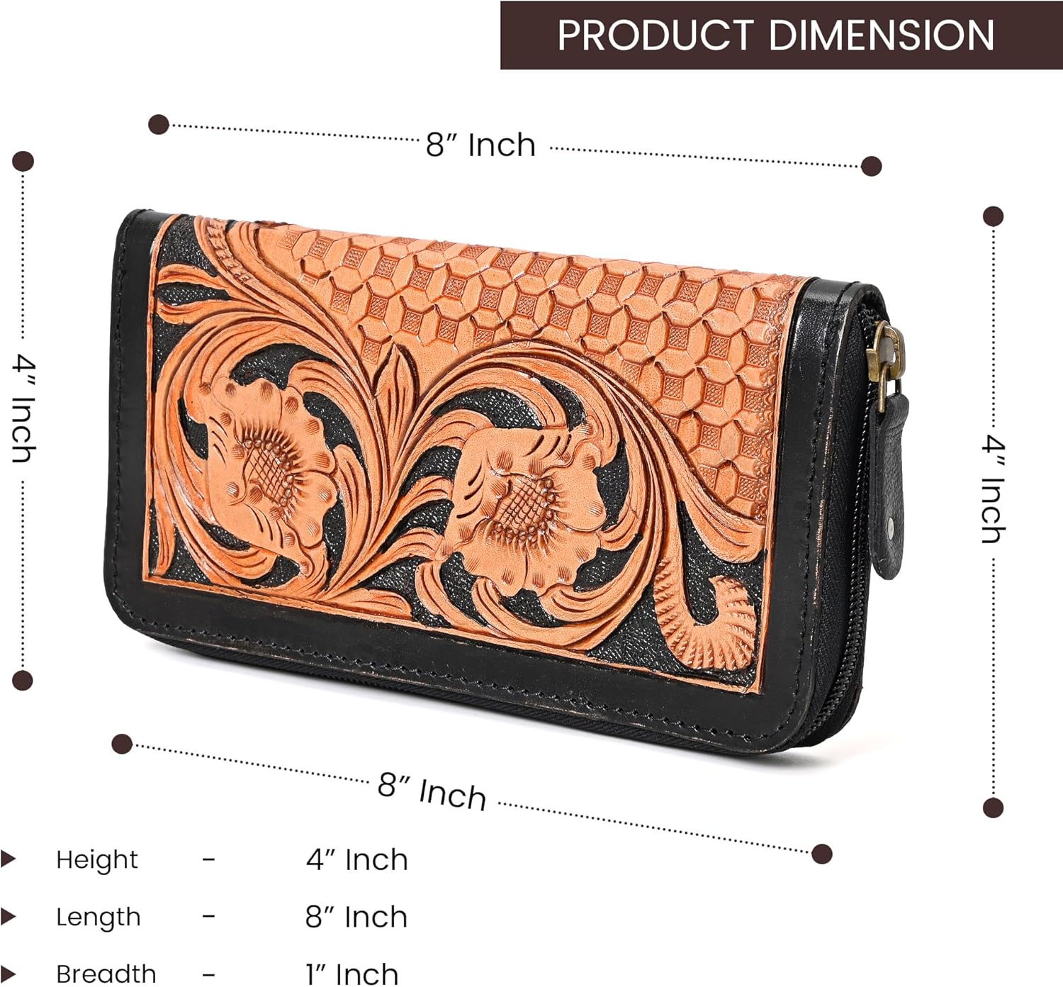 Looms Tooled Wallet