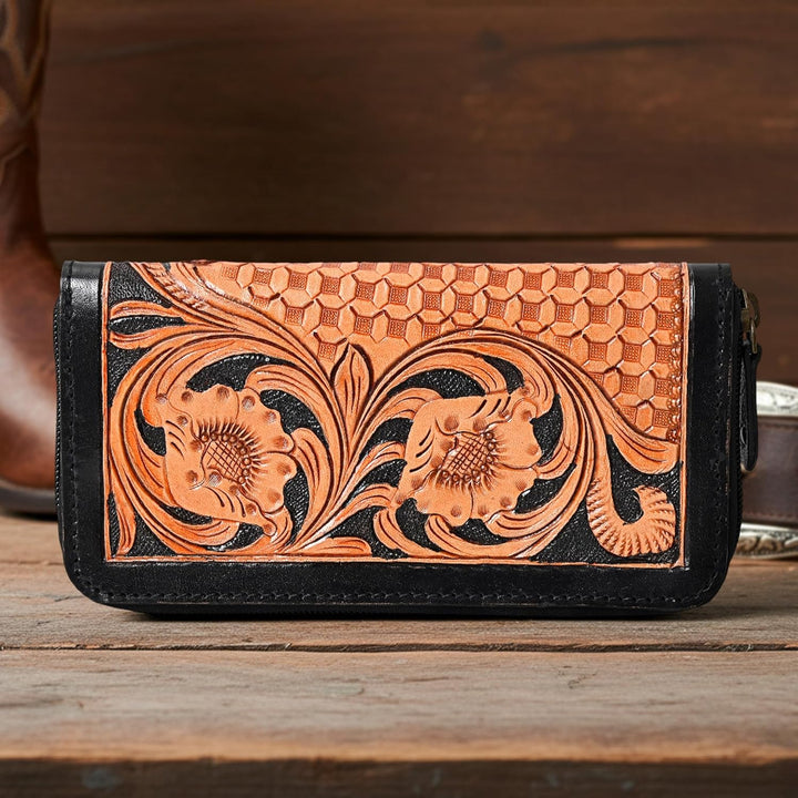 Looms Tooled Wallet
