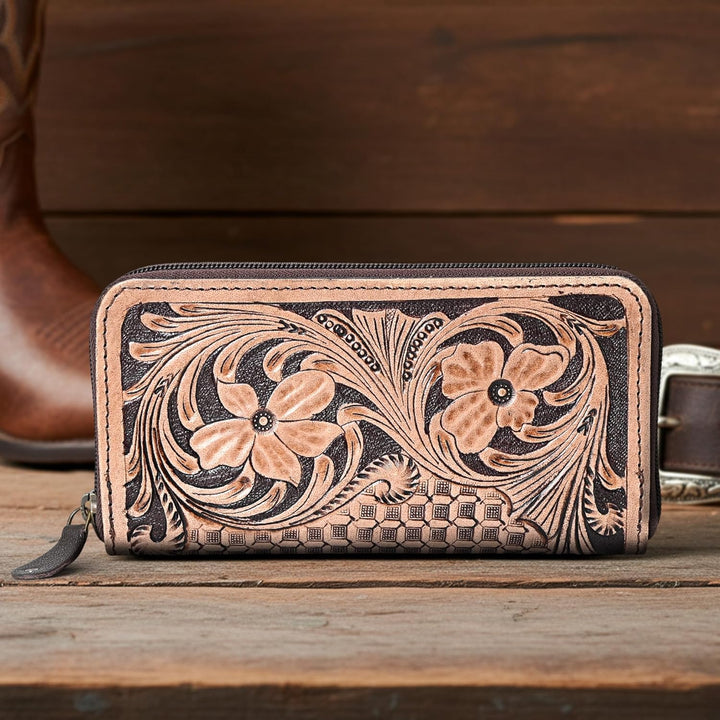 Chic Carries Tooled Wallet
