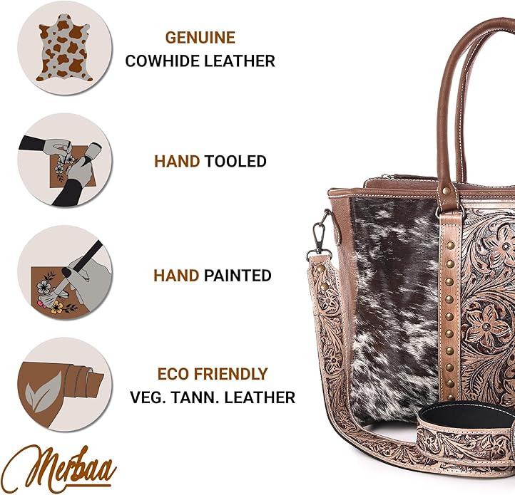 Conmarx Tooled H/on Tote Bag