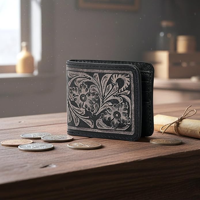 Lily Tooled Hipster Wallet