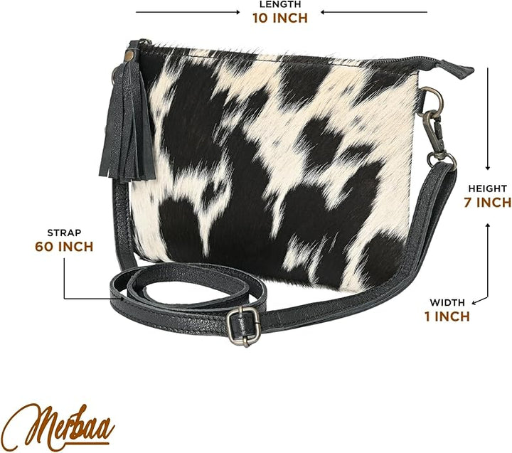 Ruby Cowhide Mini Crossbody Bag – Handcrafted Leather