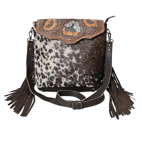 Butterfly Nectar Tooled Bag