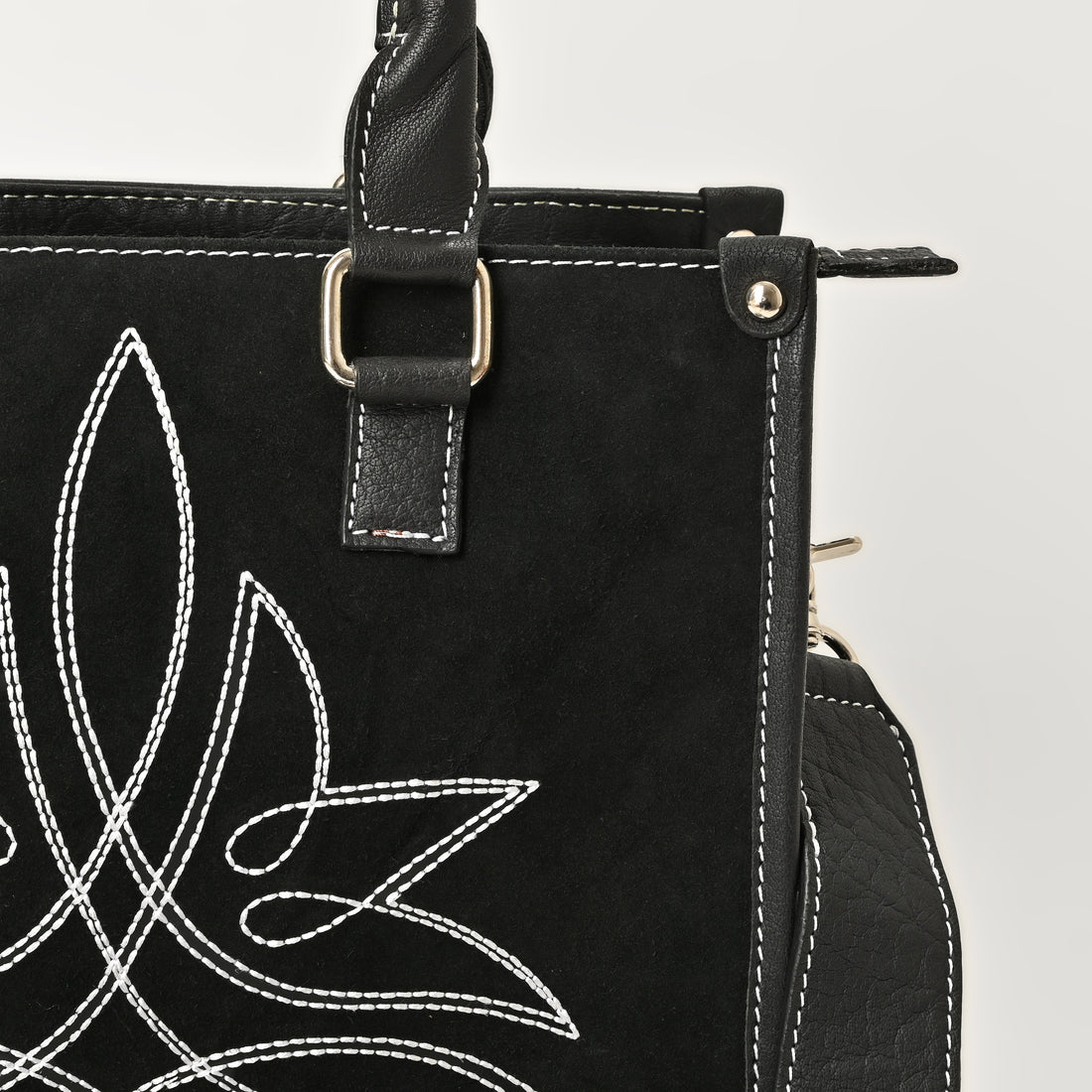 Canyon Bloom Handbag – Western Floral Leather Handbag