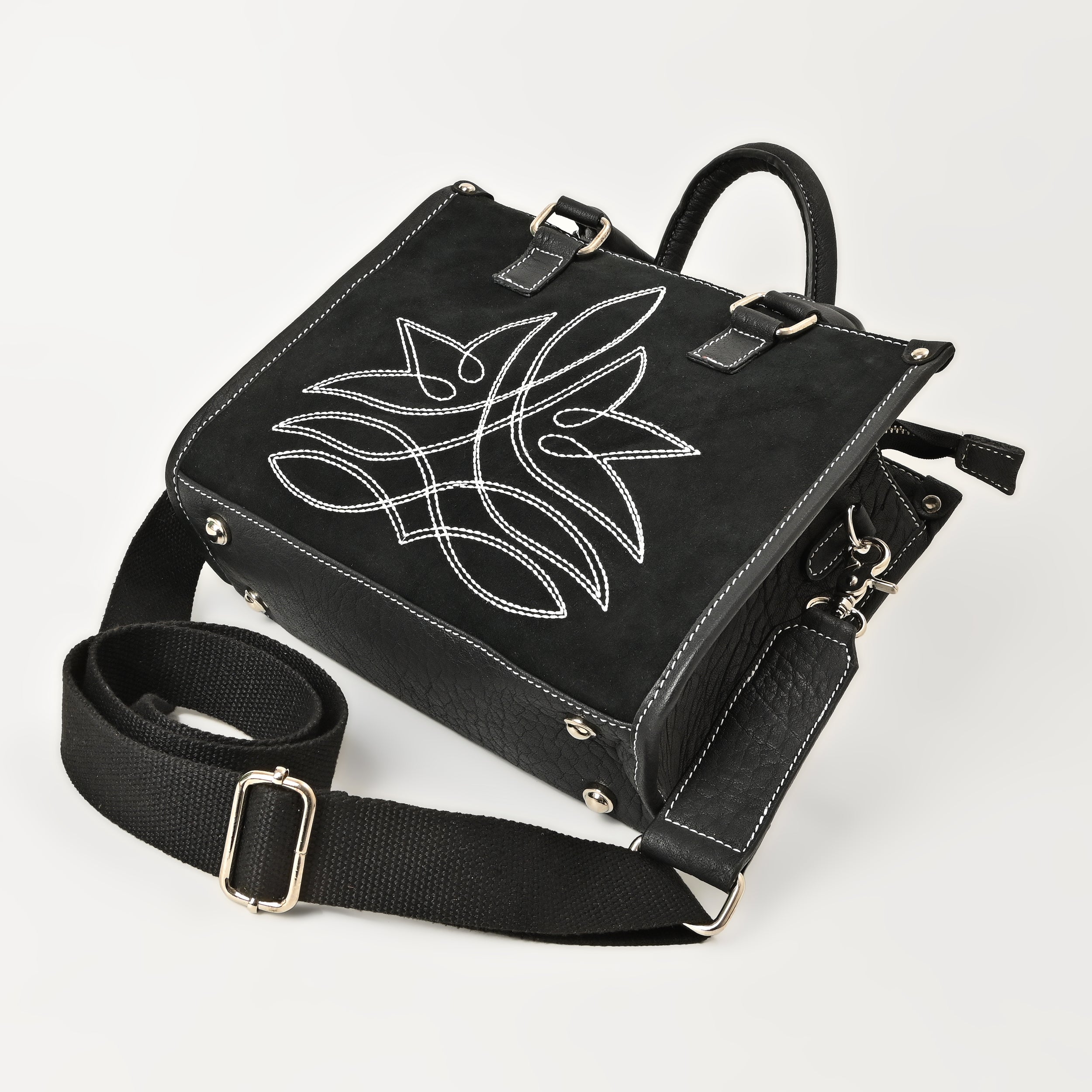 Canyon Bloom Handbag – Western Floral Leather Handbag