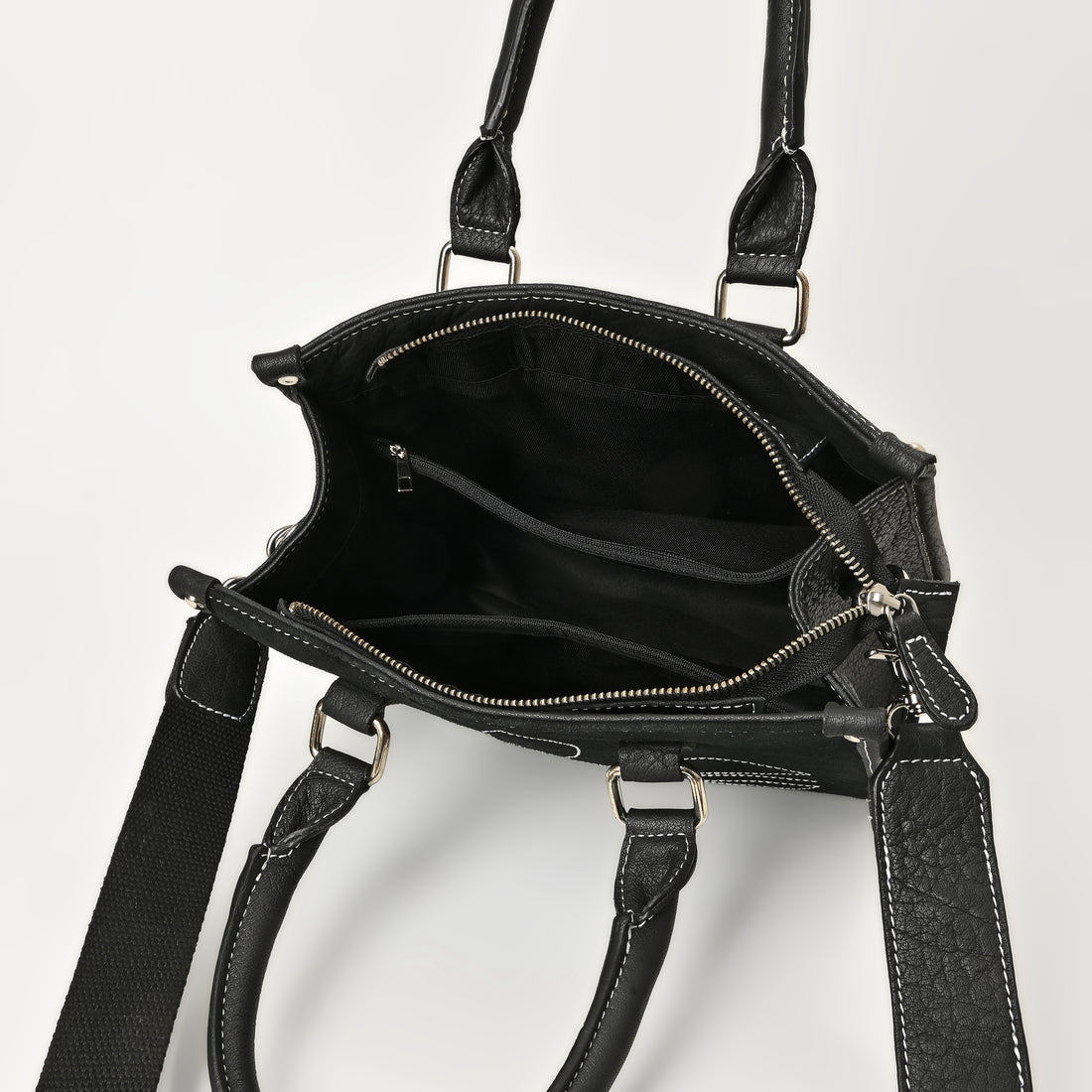 Cowgirl Bloom Tote – Western Floral Leather Tote