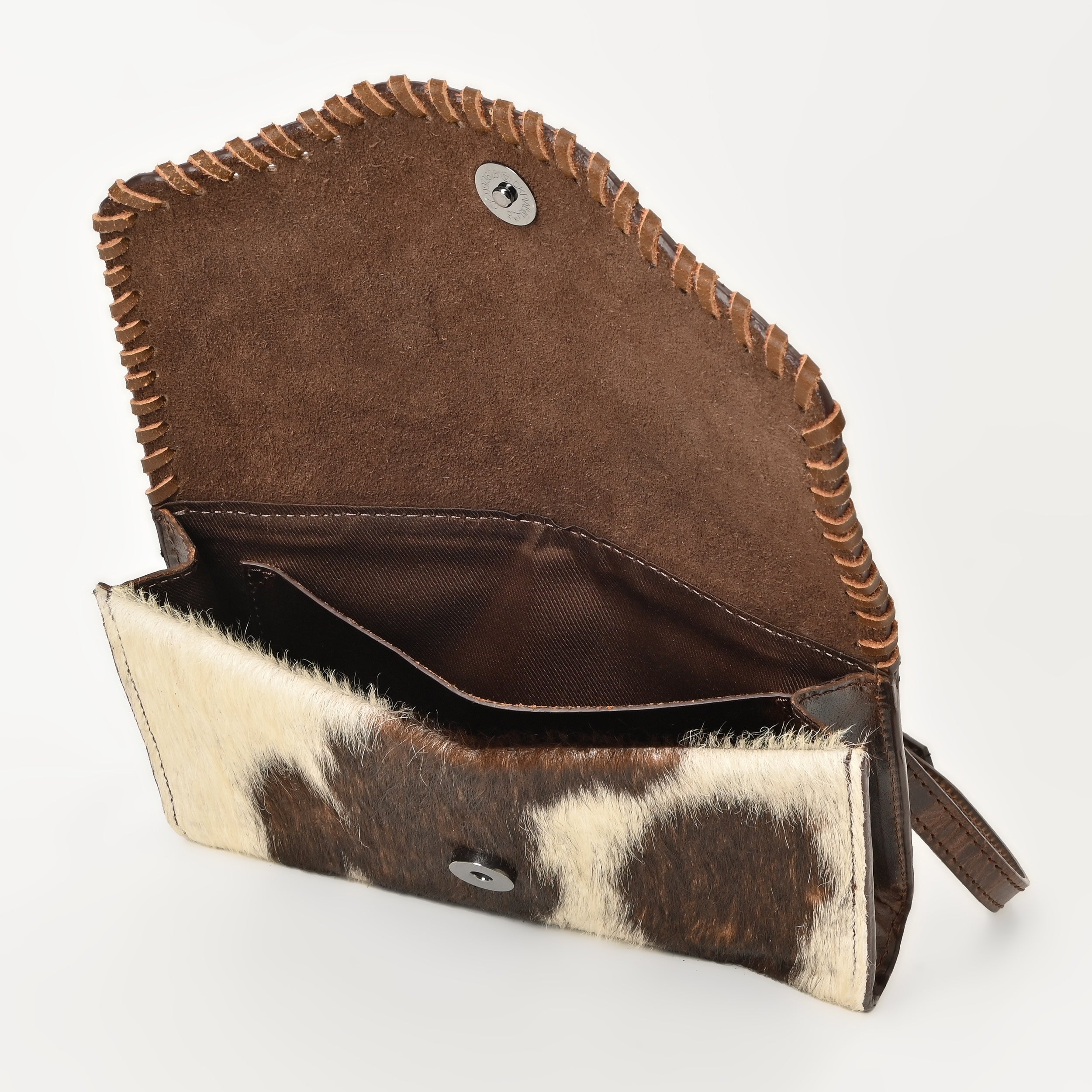 Wildflower Tooled Clutch – Western Leather Statement Bag