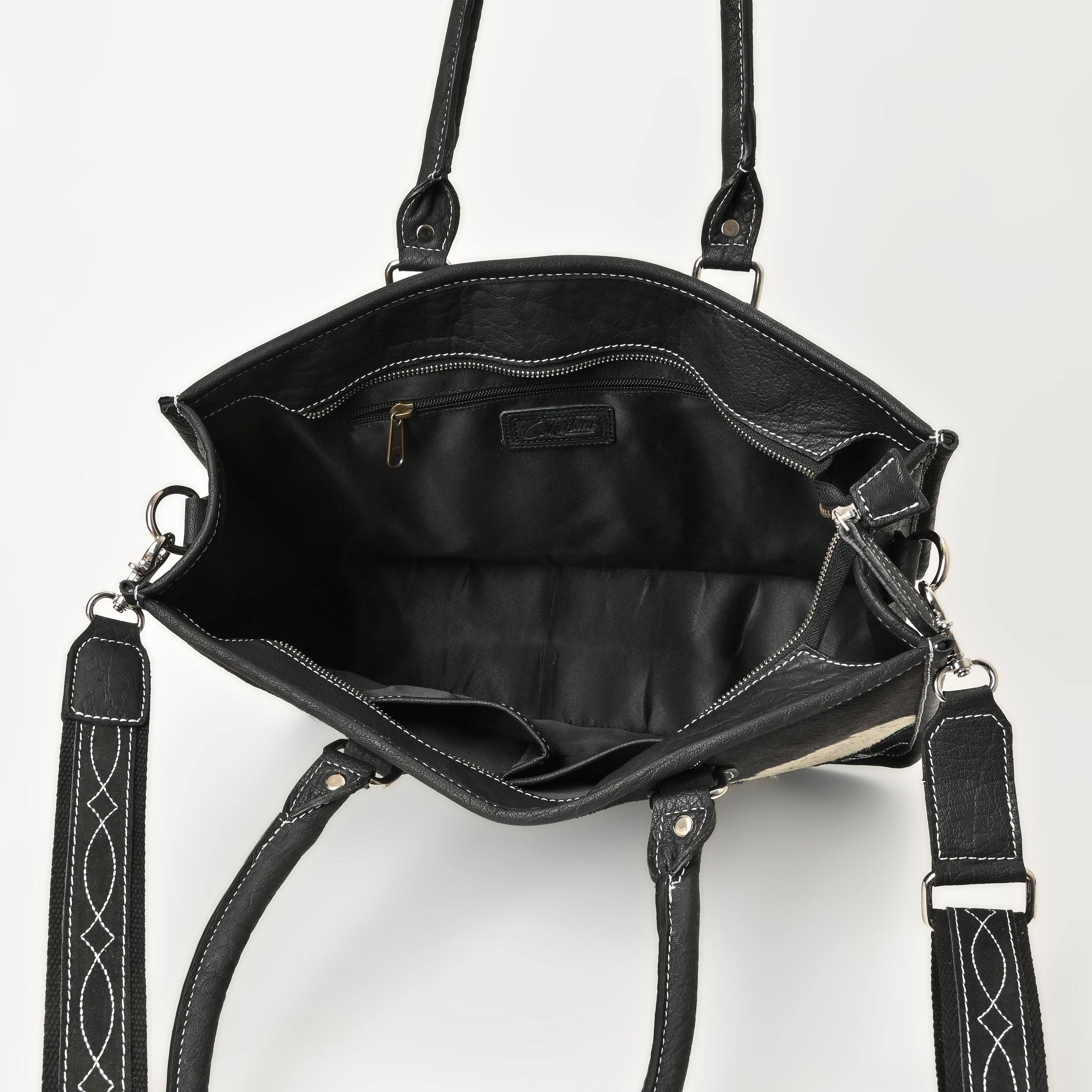 Wildflower Ranch Cowhide Tote – Western Cowhide Leather Tote