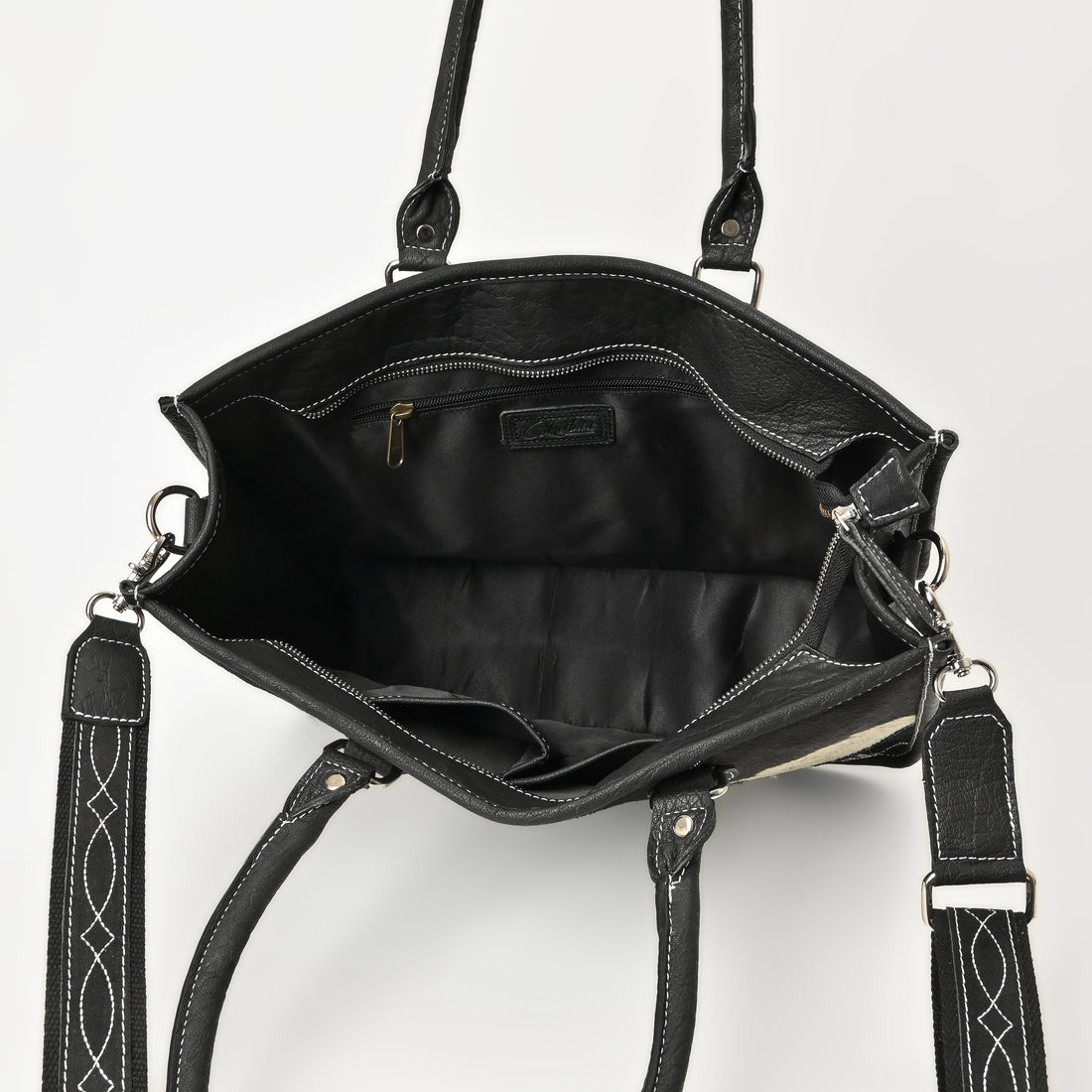 Wildflower Ranch Cowhide Tote – Western Cowhide Leather Tote