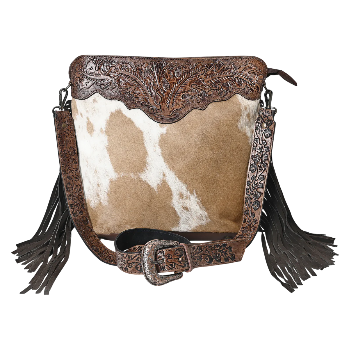 Amanda Tooled Crossbody Bag