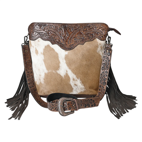 Amanda Tooled Crossbody Bag