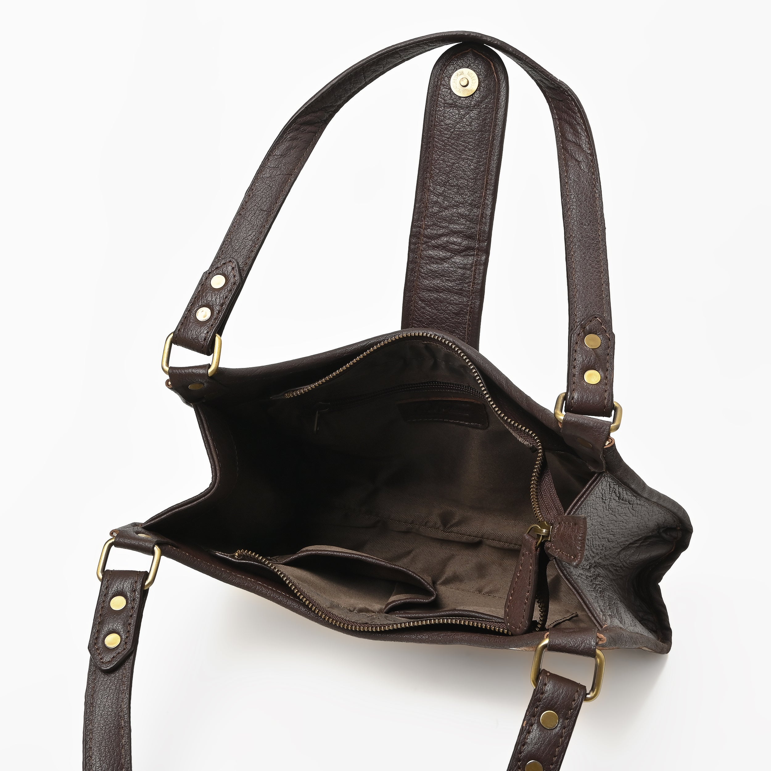 Prairie Moon Hair-On Hide Hobo Bag – Cowhide Leather Shoulder Bag with Turquoise Accent
