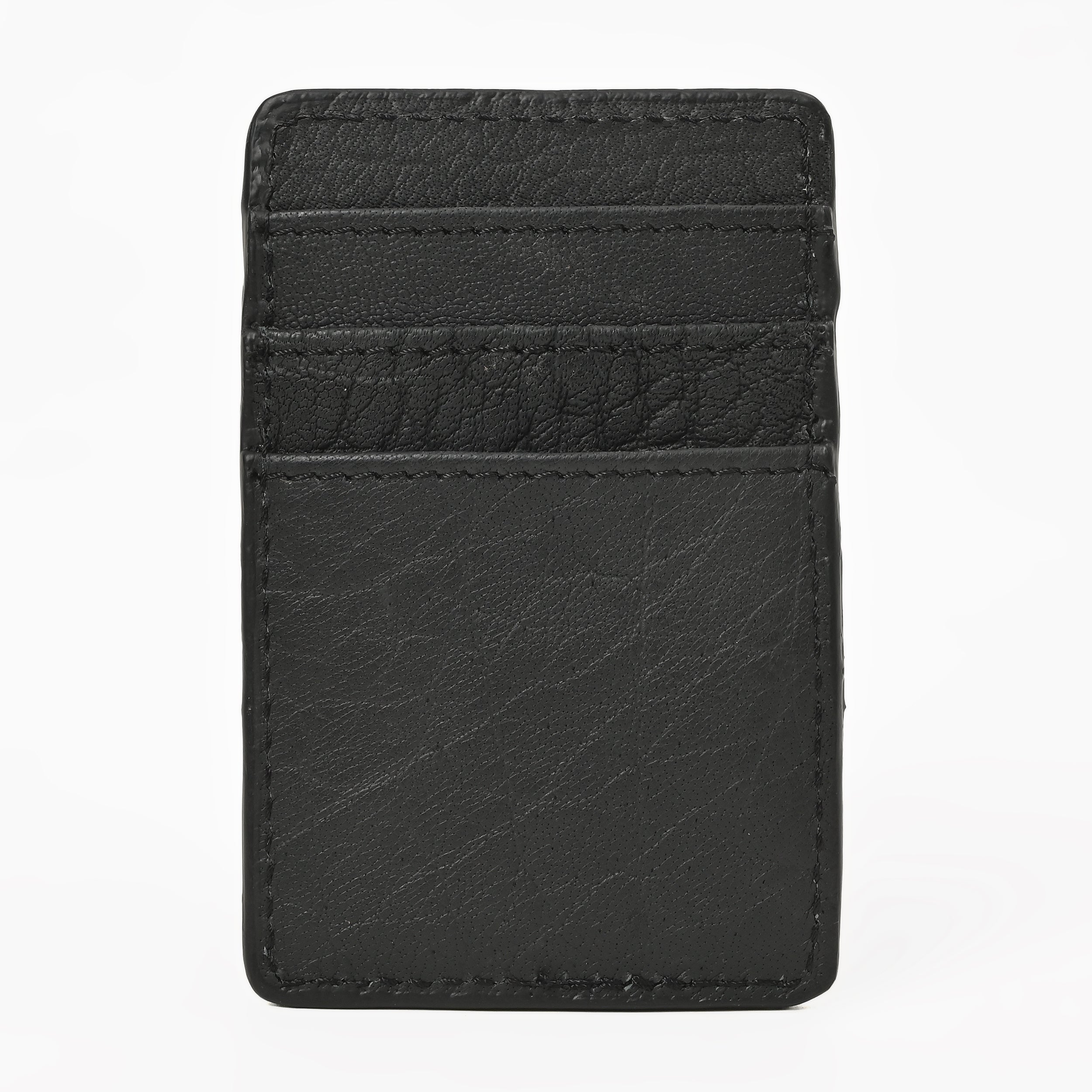 Ranger Stitch Leather Cardholder Wallet – Slim Handmade Leather Card Holder