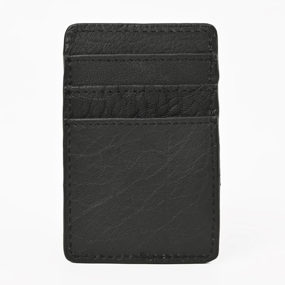 Ranger Stitch Leather Cardholder Wallet – Slim Handmade Leather Card Holder