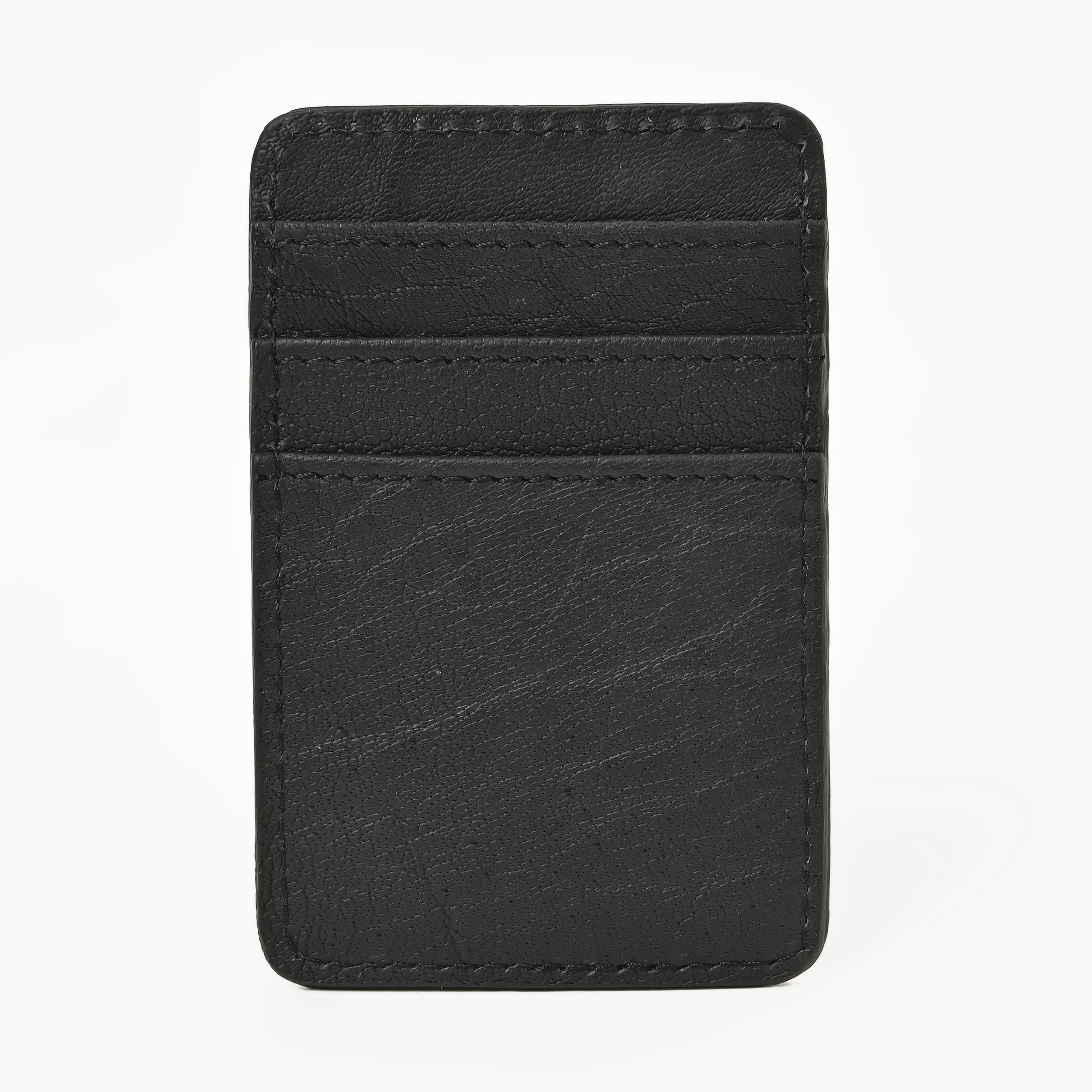 Western Cowhide Leather Cardholder – Slim Hair-On Leather Wallet