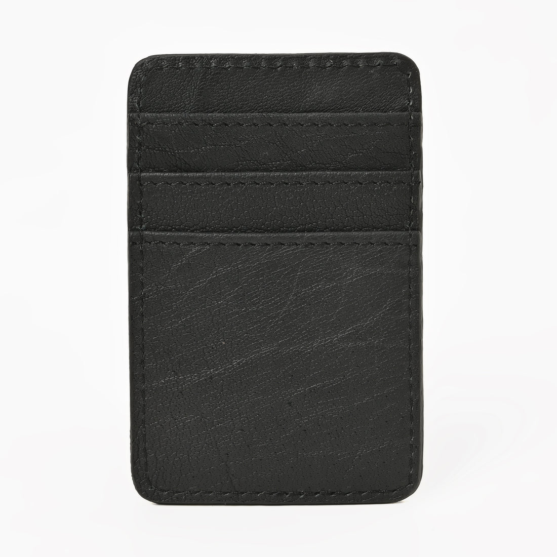 Western Cowhide Leather Cardholder – Slim Hair-On Leather Wallet