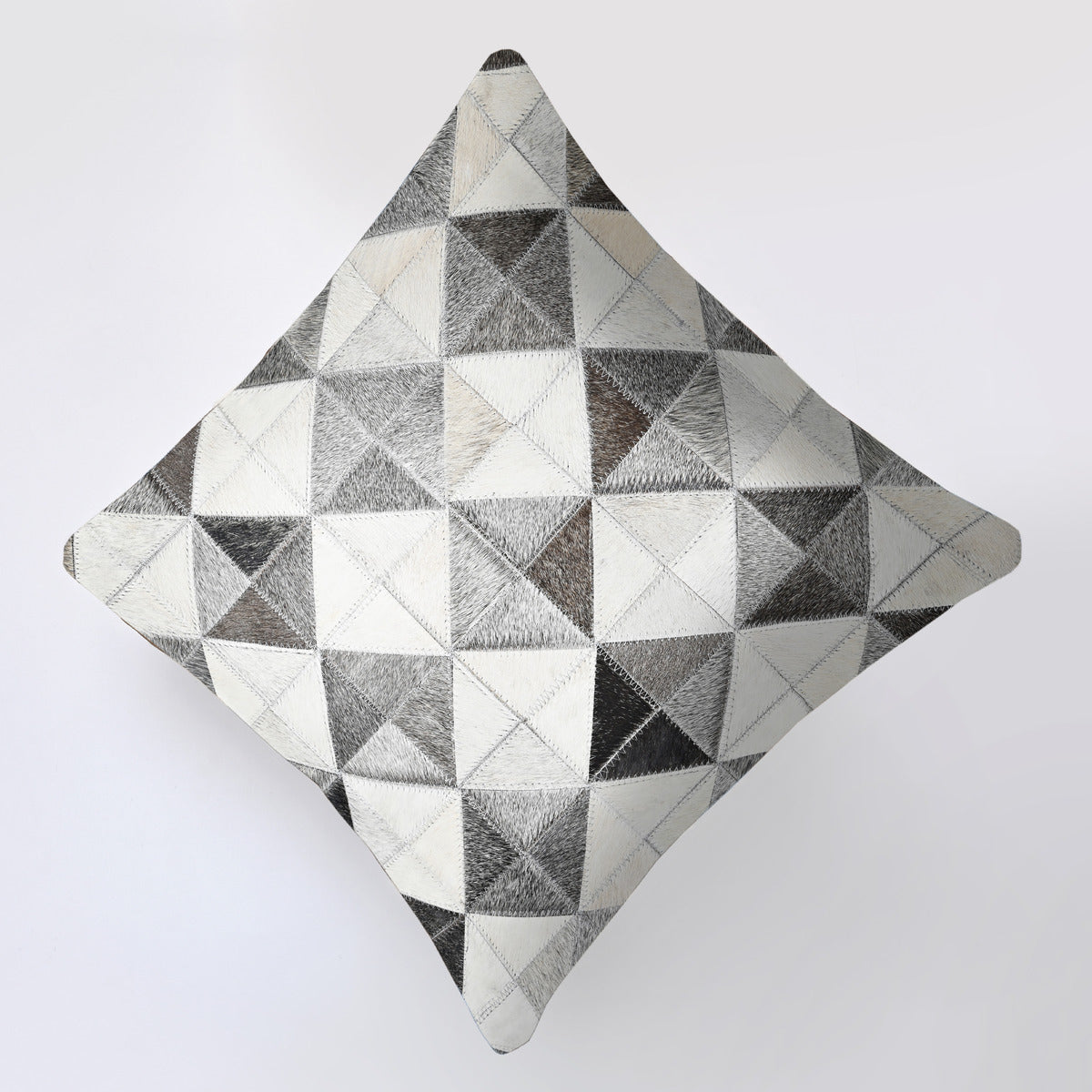 Alanza Patch Cowhide Cushion Cover