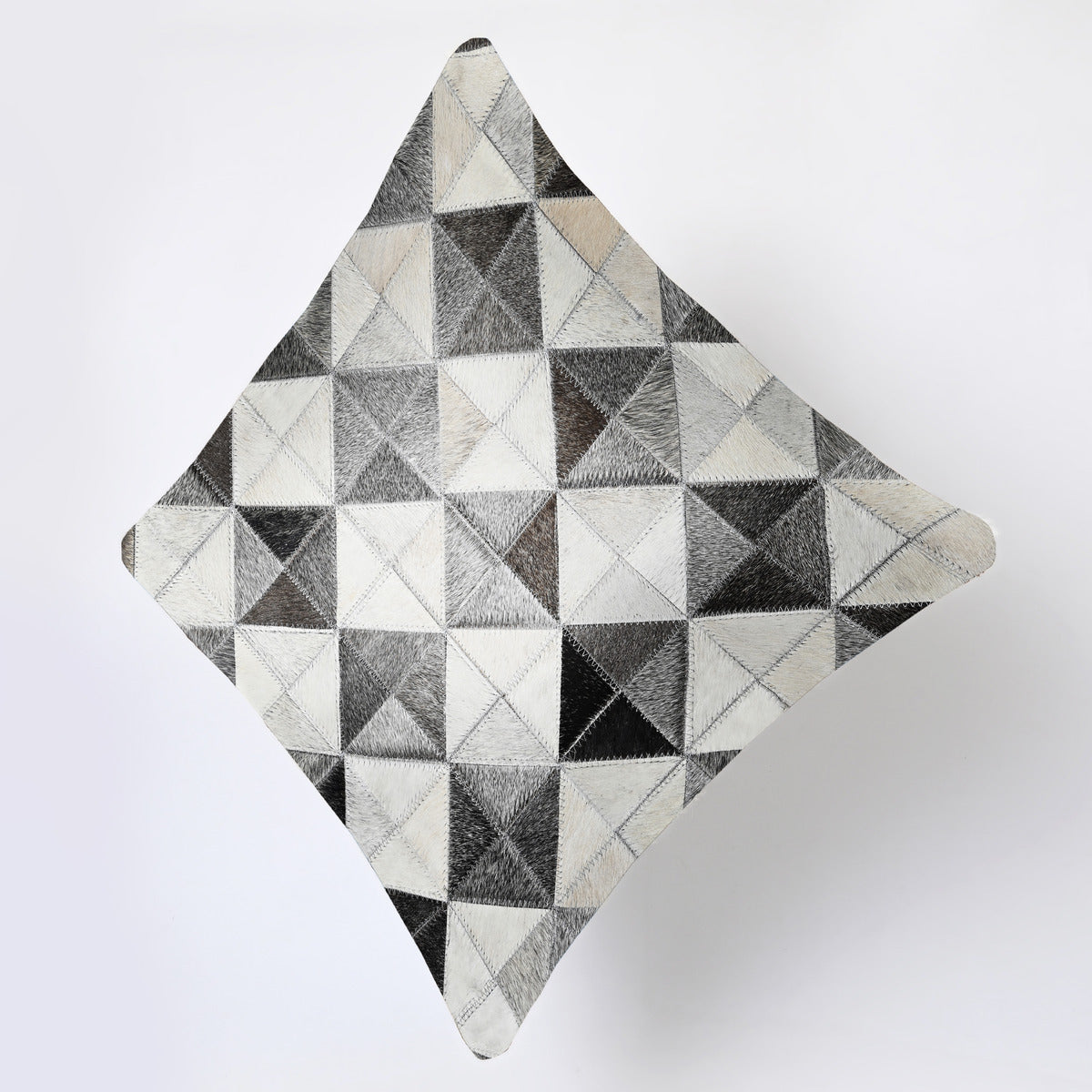 Alanza Patch Cowhide Cushion Cover