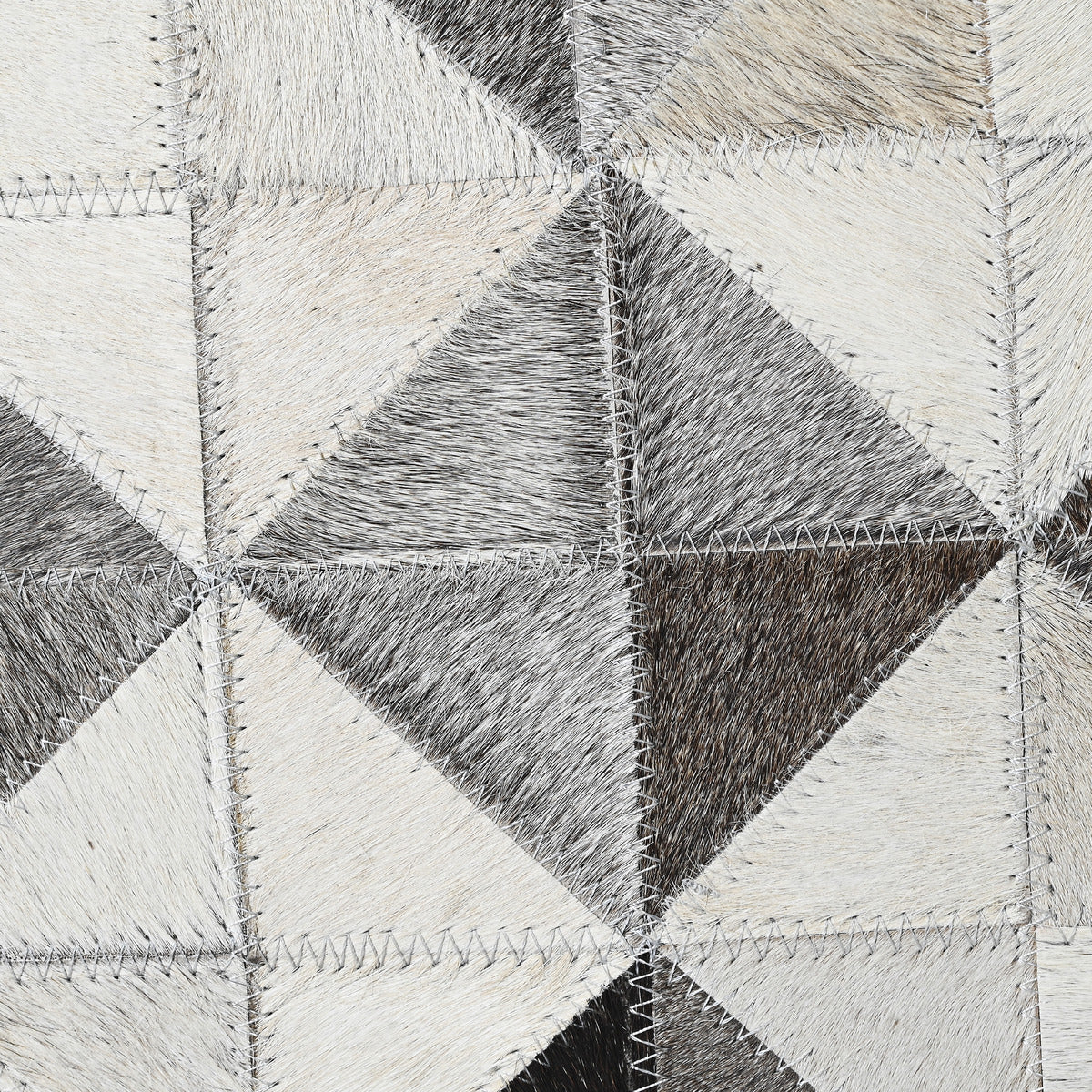 Alanza Patch Cowhide Cushion Cover