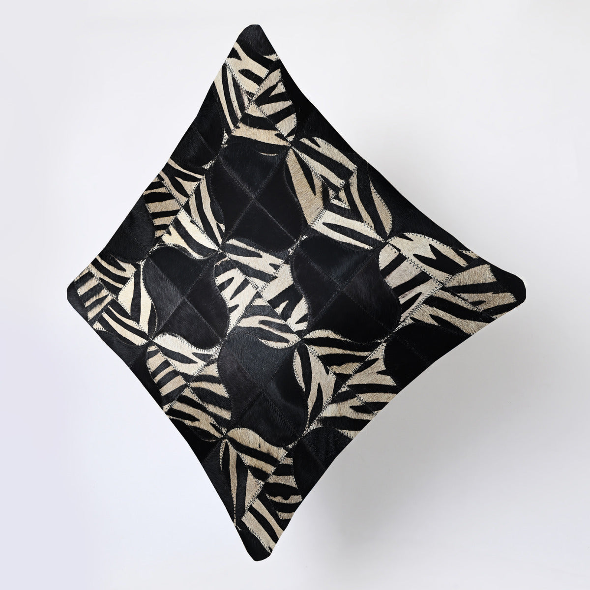 Zebra Black Pillow Cover