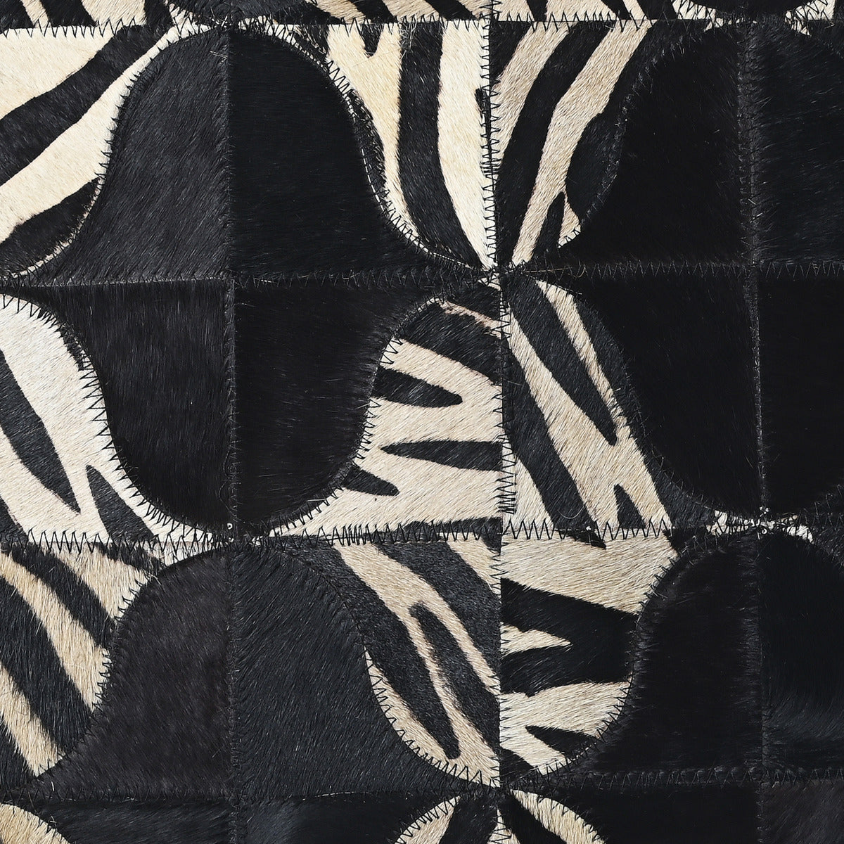 Zebra Black Pillow Cover