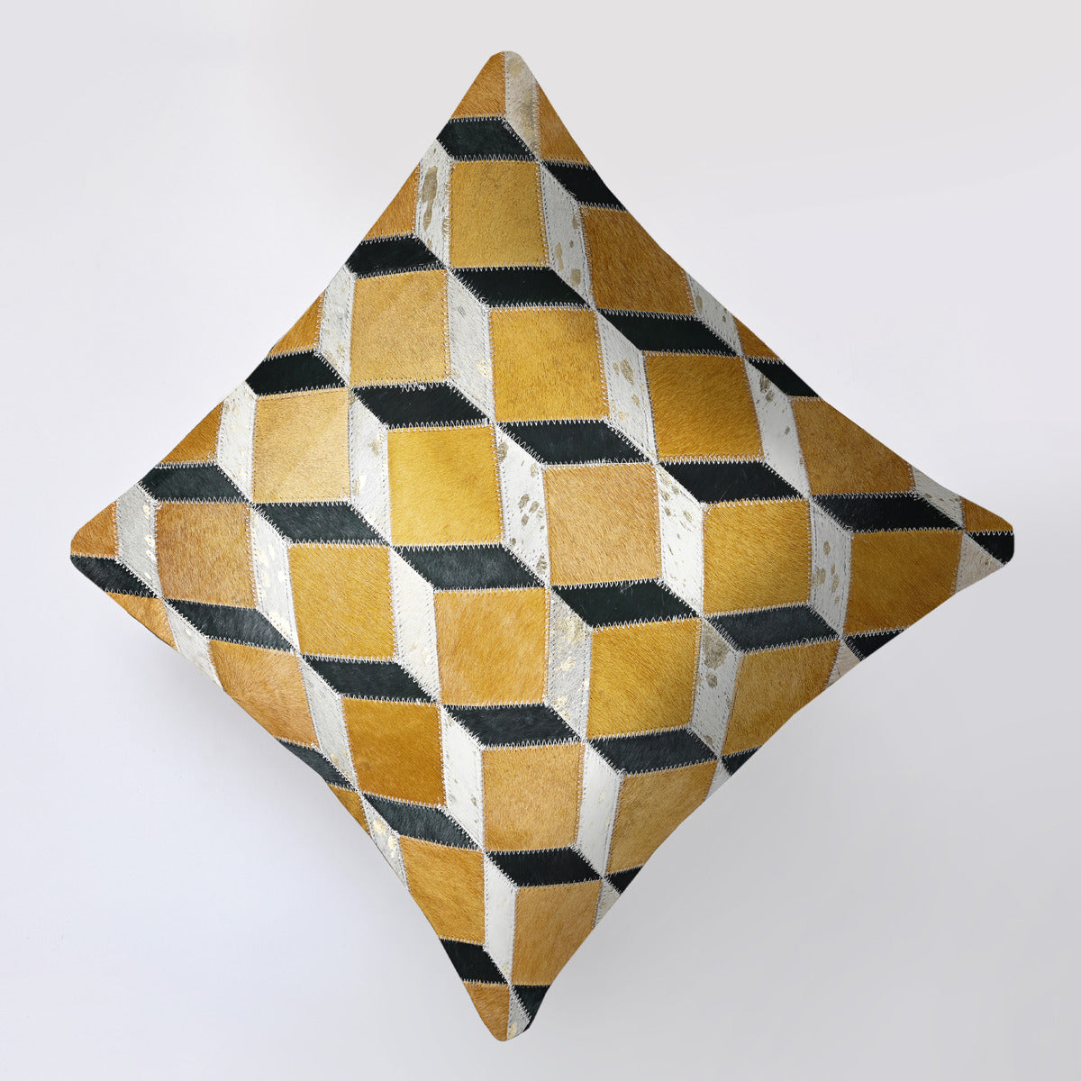 Yellow Daimond Pillow Cover