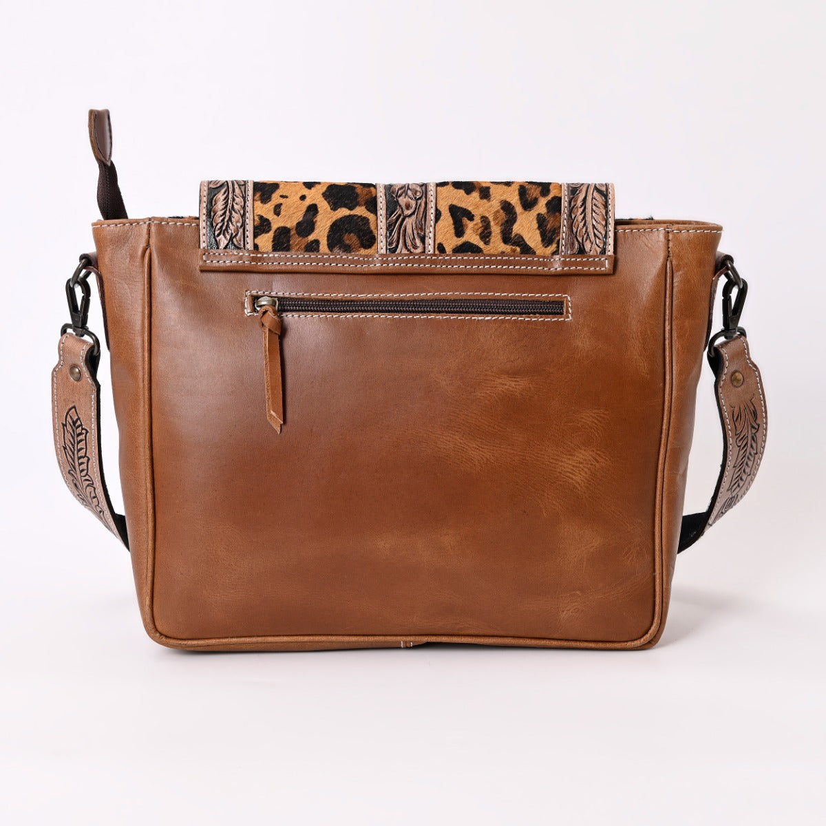 Spotted Jaguar  Hand Tooled Bag