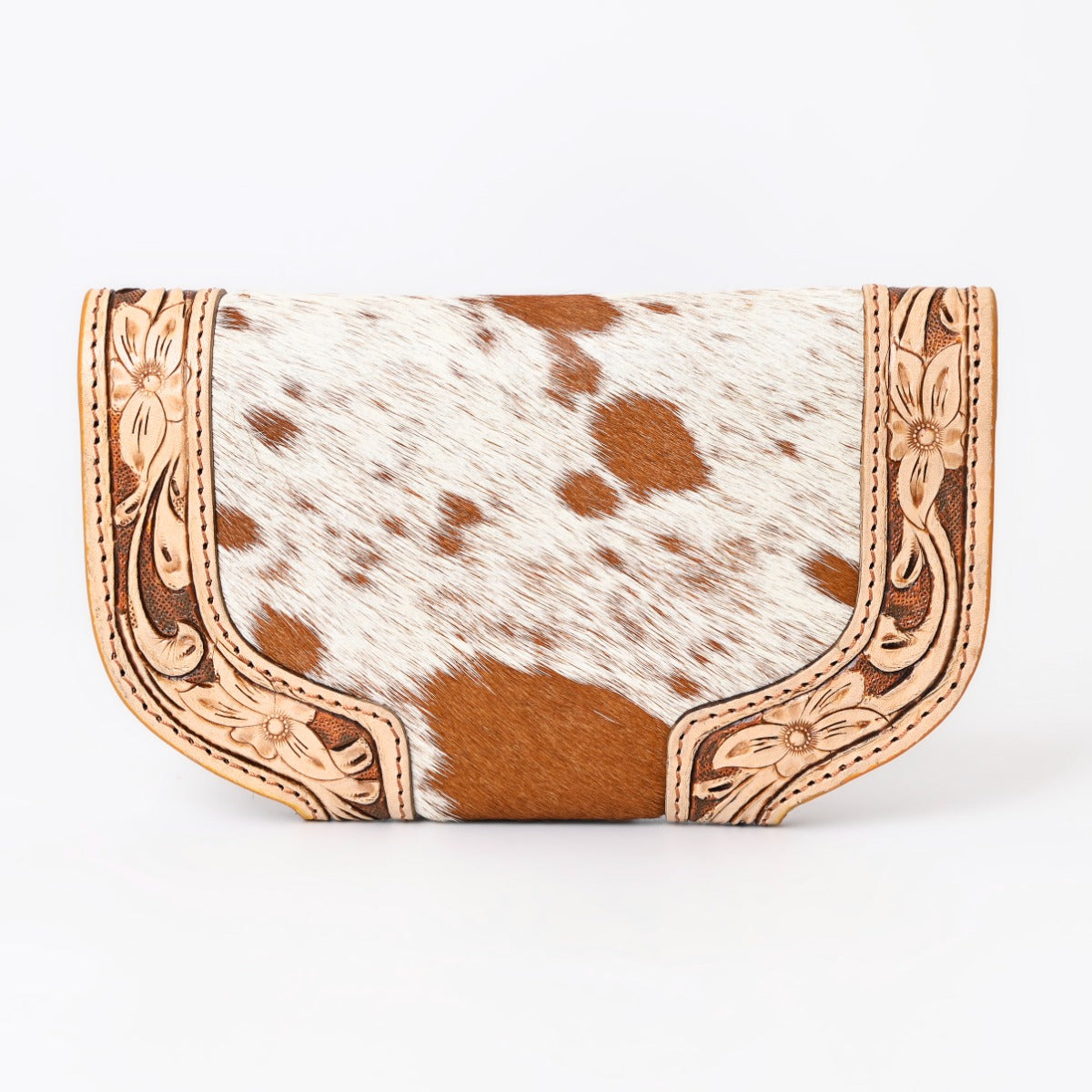 Ally Chick Handtooled Cowhide Clutch
