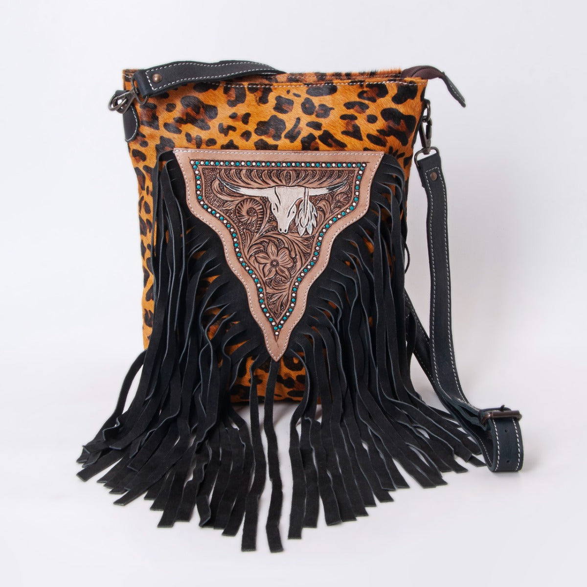 Sky Aztec Crossbody Bag