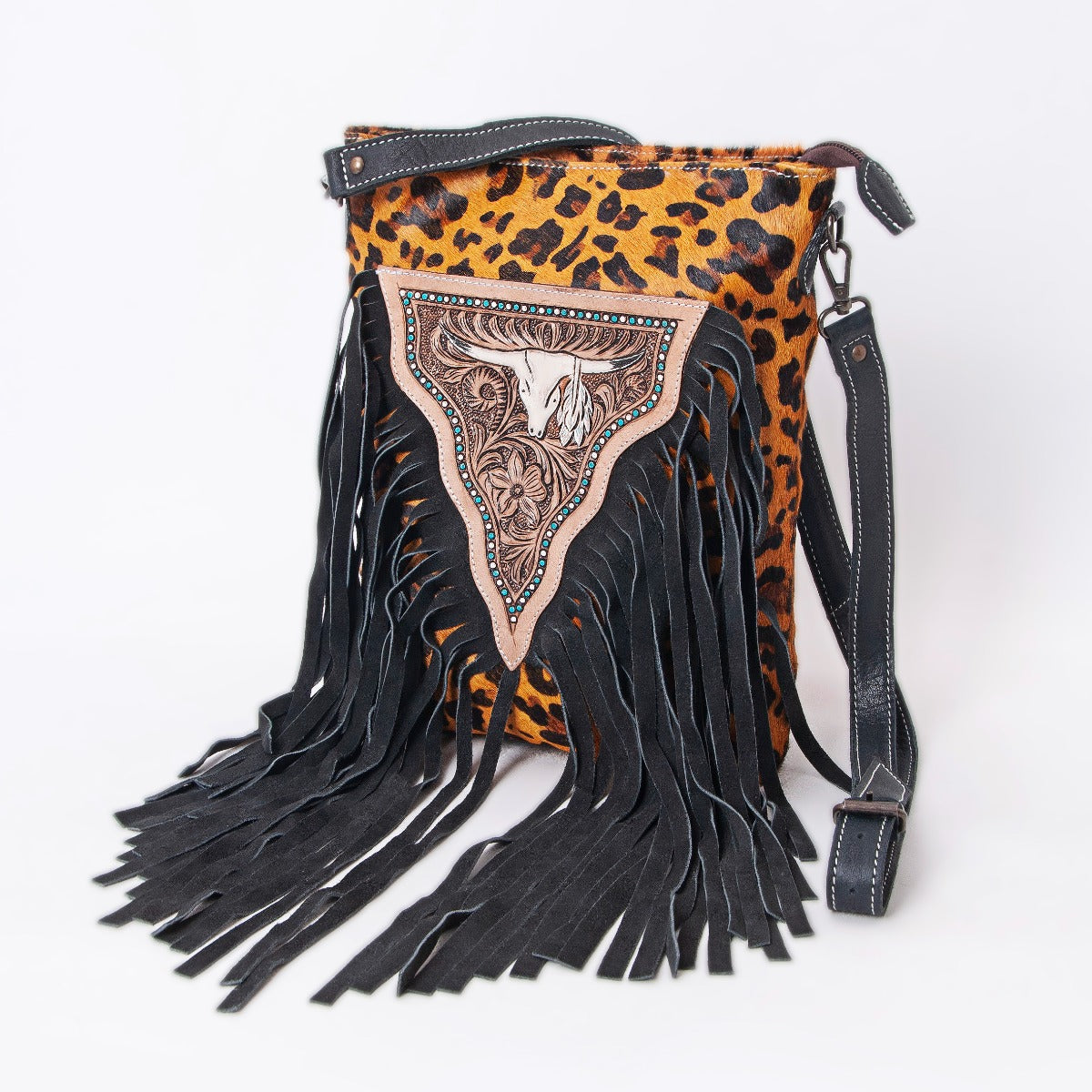 Sky Aztec Crossbody Bag