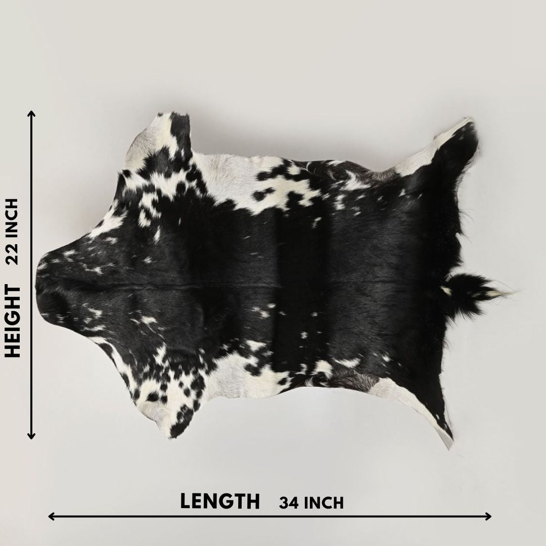 Natural Goat Hide (Black)