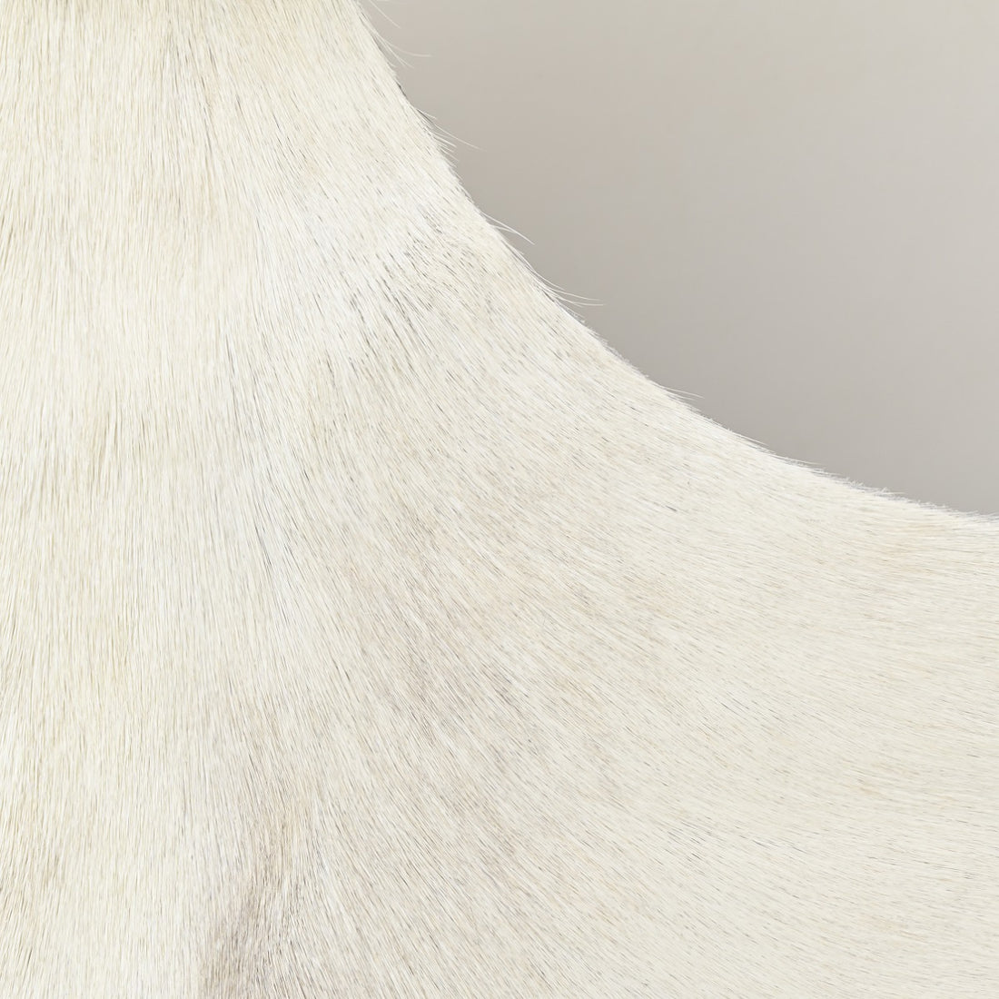 Natural Goat Hide (White)