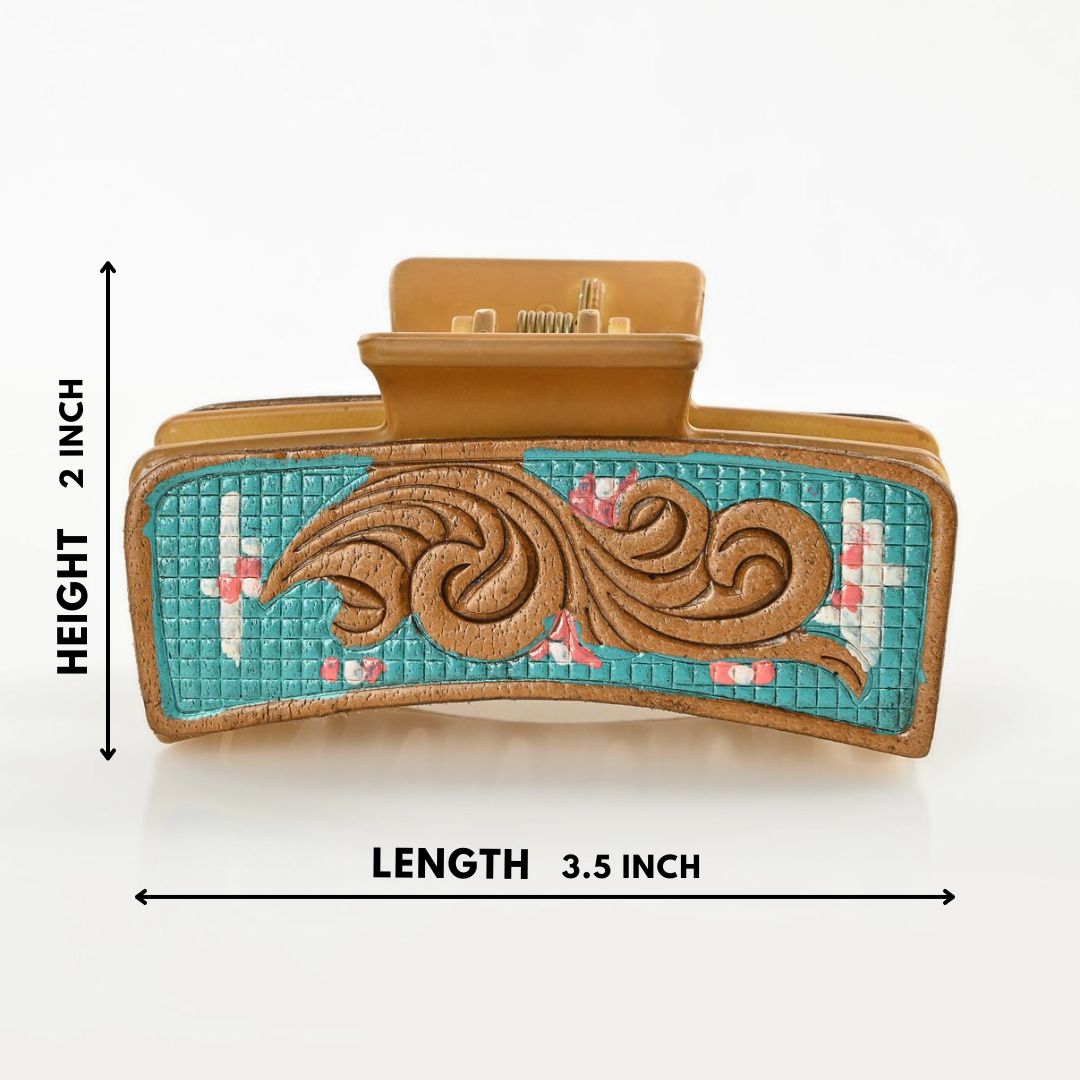 Cactus Charm Leather Claw