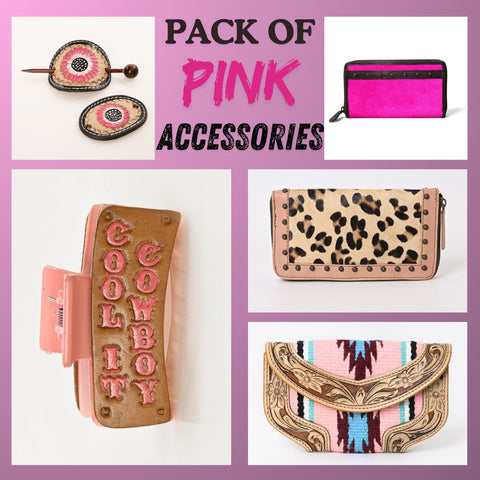 Pack of 5 Pink Accessories