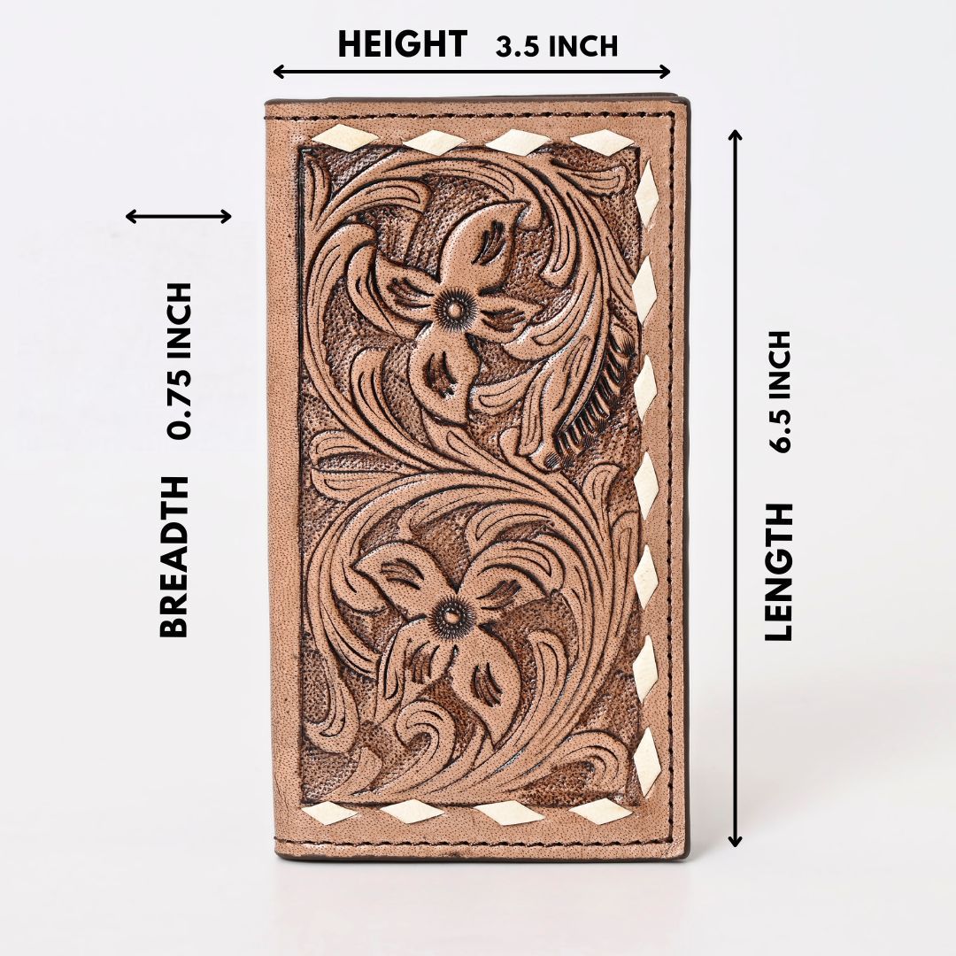 Crimson Tooled Passport Cover